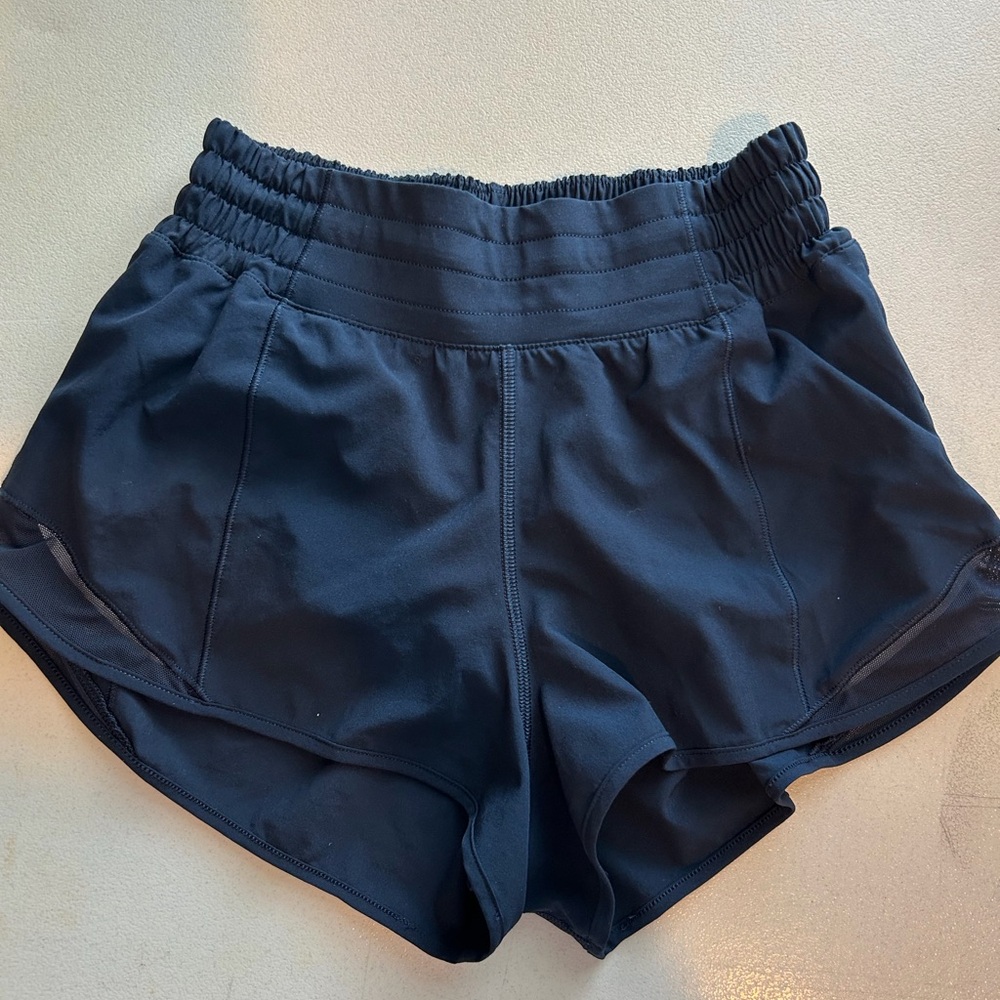 lululemon athletica Black High-Waist Athletic Shorts